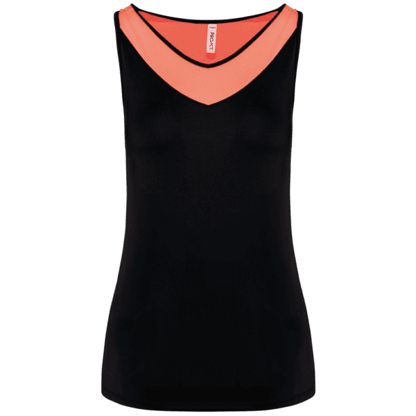 Zweifarbiges Padel-Damentop PA4031