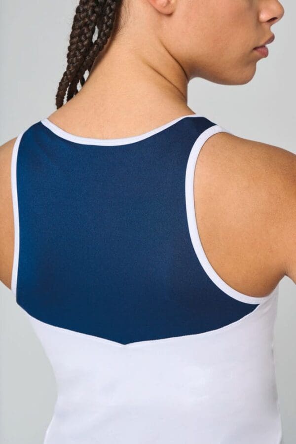 Zweifarbiges Padel-Damentop PA4031