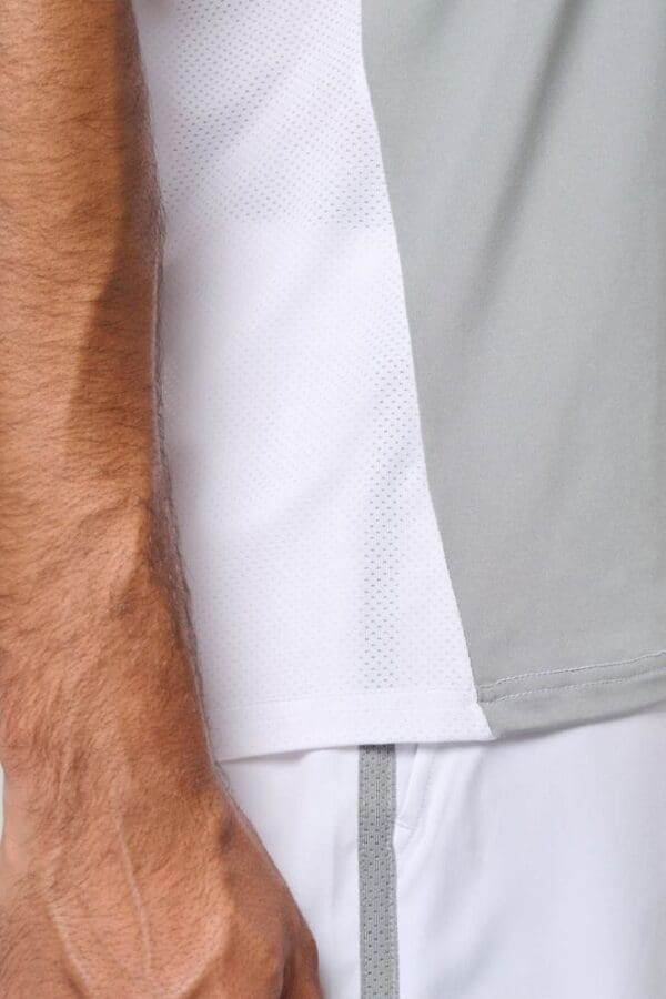 Zweifarbiges Padel Herren-T-Shirt mit Raglanärmeln PA4030