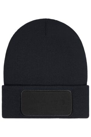 Beanie with Patch (10cm x 5 cm) - Thinsulate