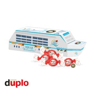 3D Präsent "Schiff" mit duplo Knusperlen