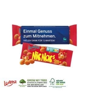 LORENZ NIC NAC´S ODER ERDNÜSSE IM WERBESCHUBER