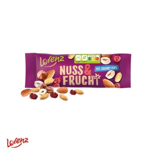 LORENZ NUSS & FRUCHT IM WERBESCHUBER