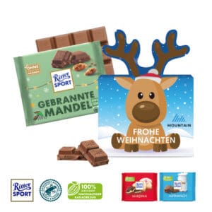 Schokotafel Ritter SPORT „Rentier“