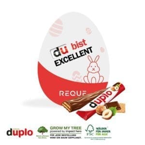 WERBEKARTE „OSTEREI” MIT DUPLO