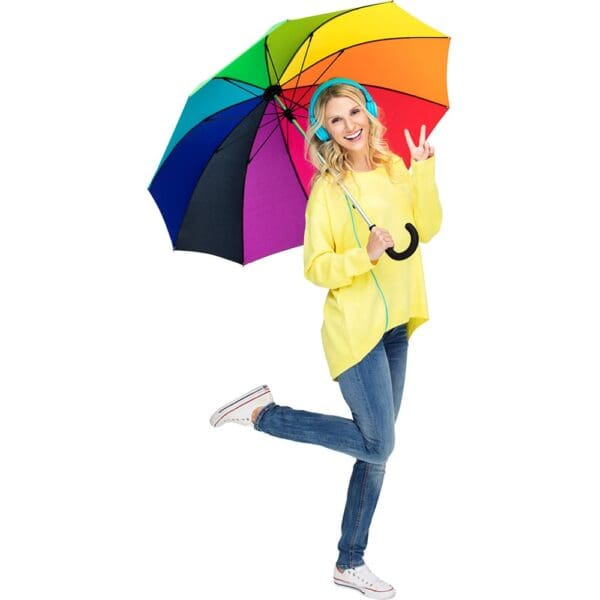 Midsize-Stockschirm ALU light10 Colori 4111
