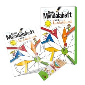 Malbuch / Mal-Set A5 - Mandala