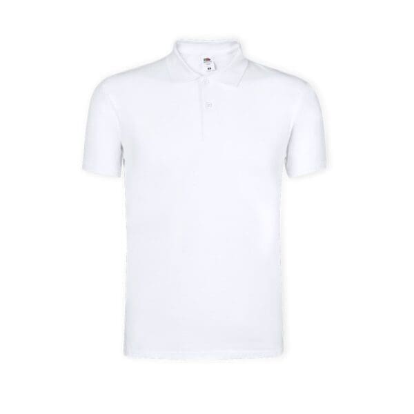 Erwachsene Weiß Polo-Shirt Original