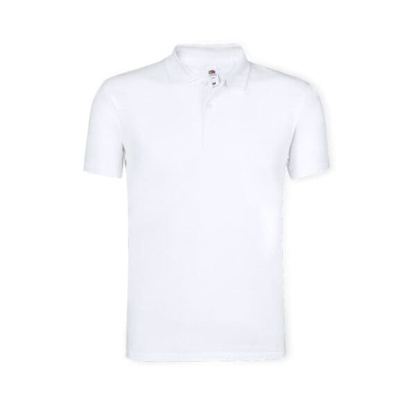 Erwachsene Weiß Polo-Shirt Original