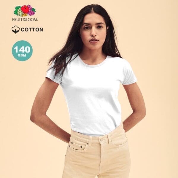 Frauen Weiß T-Shirt Iconic
