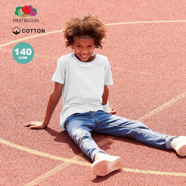 Kinder Weiß T-Shirt Iconic