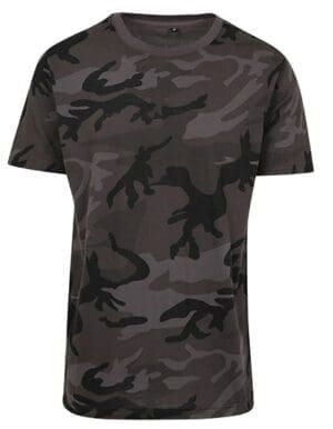 Build Your Brand - Camo Round Neck Tee
