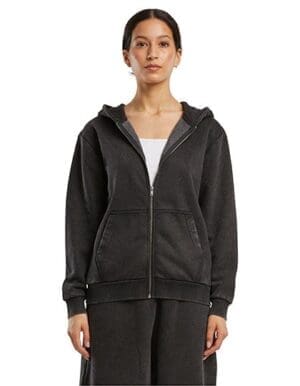 Build Your Brand - Ladies Vintage Heavy Zip Hoody