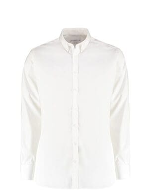 Shirt Kustom Kit - Men´s Slim Fit Stretch Oxford Long Sleeve