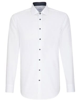 Shirt Seidensticker - Men´s Poplin Slim Fit Long Sleeve