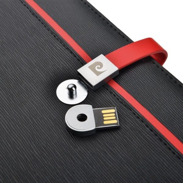 Schreibmappe Pierre Cardin® DIMITRI A4 mit USB Stick