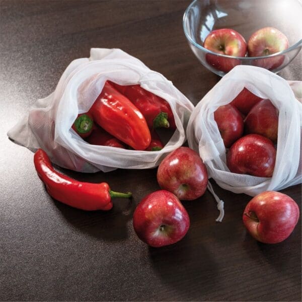 Vanilla Season® BAGGU 3tlg. Set aus wiederverwendbaren Obst-/Gemüsebeutel