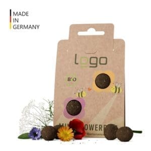 Mini-Seedbomb - Mini-Flower-Ball "Bienenwiese" - torffrei