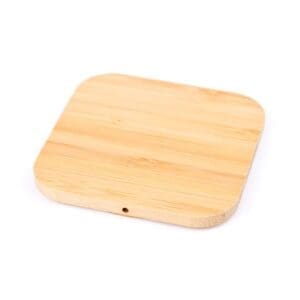 Wireless QI Charger Bamboo square