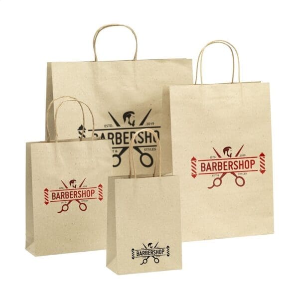 Leaf It Bag aus recyceltem Graspapier (120 g/m²) L
