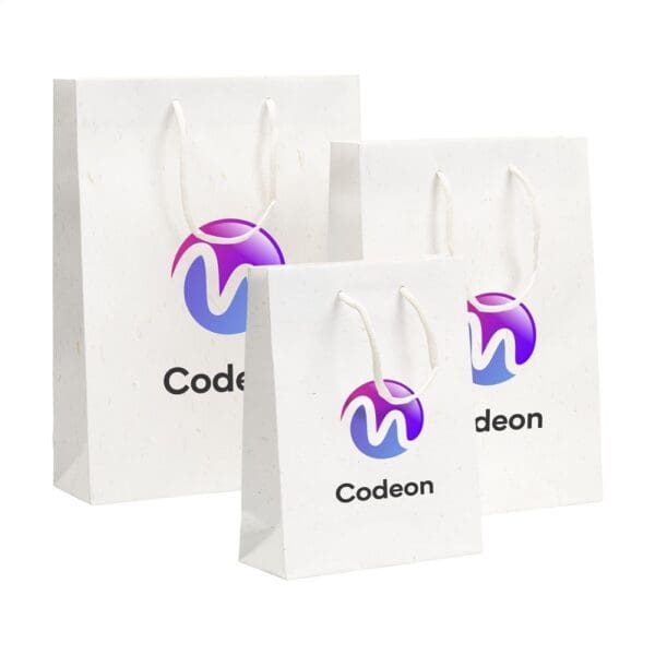 Leaf It Bag recycelt mit Strohfasern (180 g/m²) M