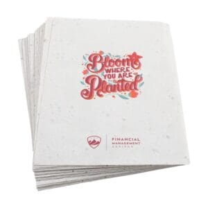 Leaflet A6 Flower Seed Paper 200 gr