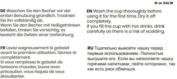 EASY Coffee- Becher weiß