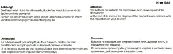 Sportflasche AQUA Tritan Frost