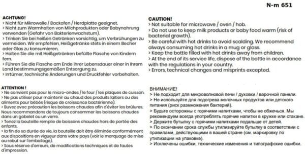 Vakuumflasche Edelstahl 500 ml