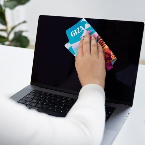 LapKoser® 3in1 Notebookpad mit individueller Einlegekarte, All-Inclusive-Paket