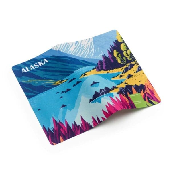 POLYCLEAN rPET Displaytuch 20x20 cm im Papieretui, All-Inclusive-Paket