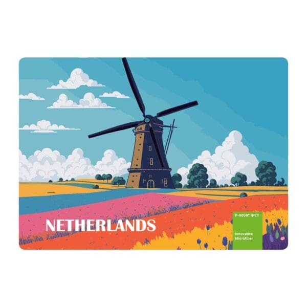 POLYCLEAN rPET Displaytuch 21x15 cm im Pergaminbeutel, All-Inclusive-Paket