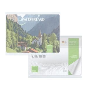 rPET GripCleaner® 4in1 Mousepad mit Standard-Einlegekarte, All-Inclusive-Paket