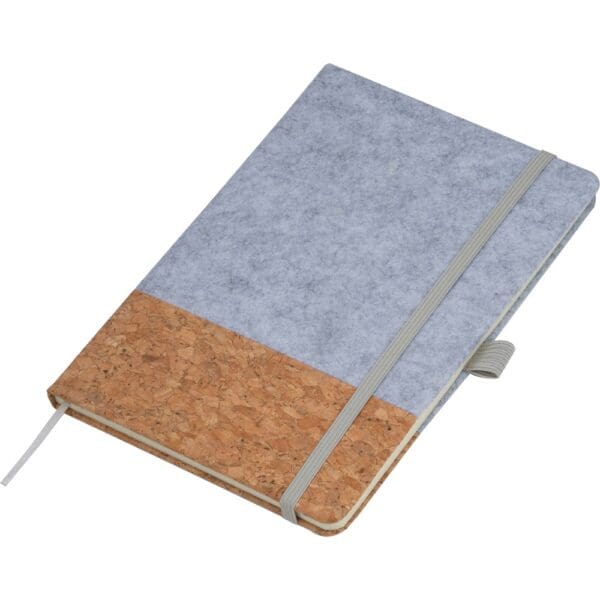 A5 Notizbuch aus Kork und Filz