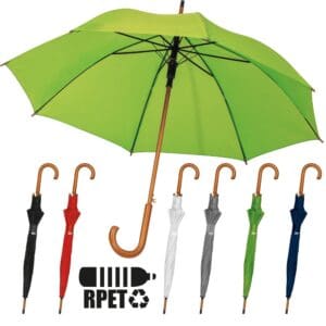 Automatik Regenschirm aus recyceltem PET