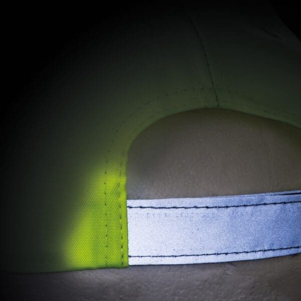 Baseballcap 6 Panel für Kinder aus Polyester mit reflektierender Borte