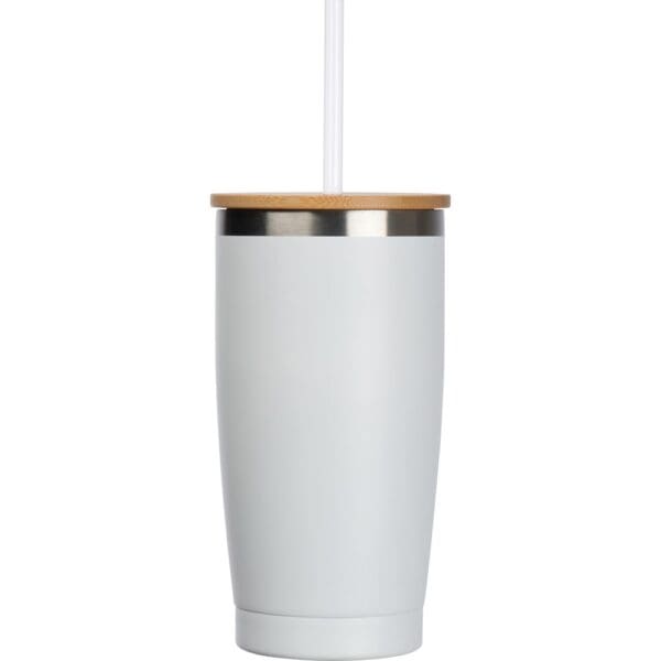 Becher To Go mit Trinkhalm