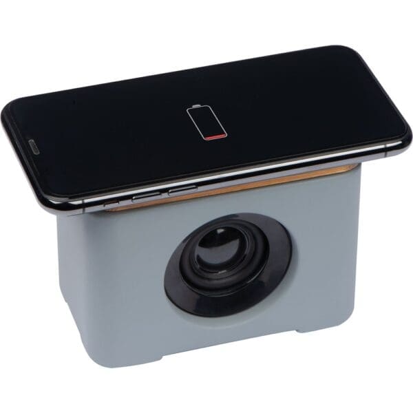Bluetooth Lautsprecher mit integriertem Wireless Charger