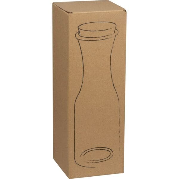 Glasflasche mit Korkdeckel