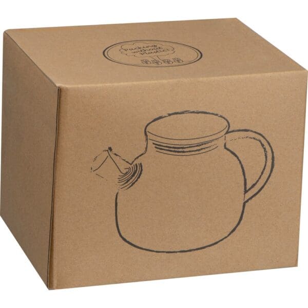 Glaskanne mit Bambusdeckel, 1.000ml