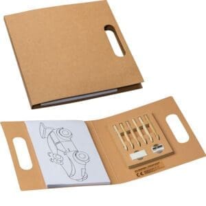 Malbuch in recyceltem Einband