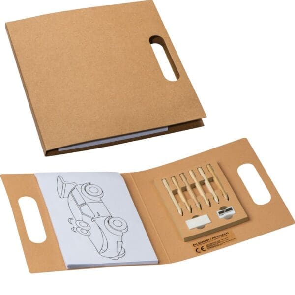 Malbuch in recyceltem Einband