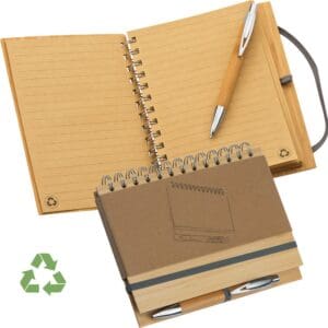 Notizbuch mit Bambuscover
