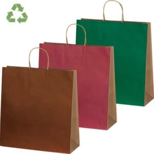Papiertasche Recycelte groß