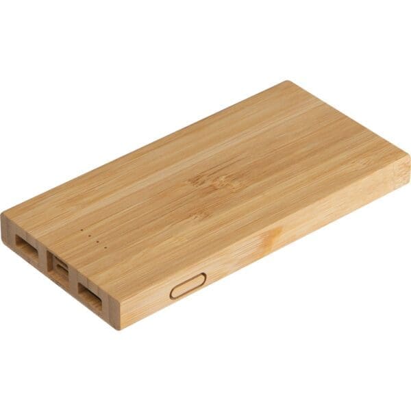 Powerbank aus Bambus