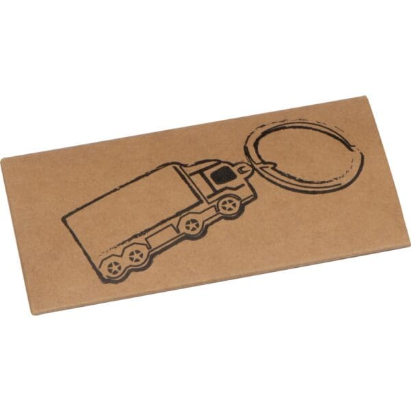 Schlüsselanhänger Metall LKW