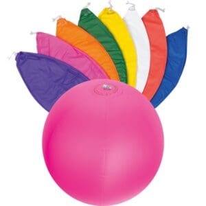 Strandball aus PVC mit einer Segmentlänge von 40 cm