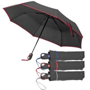 Taschenschirm aus Pongee mit Fiberglas Gestänge