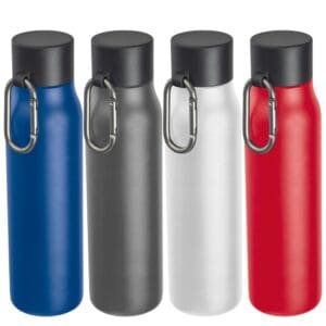 Trinkflasche mit Karabiner, 600ml