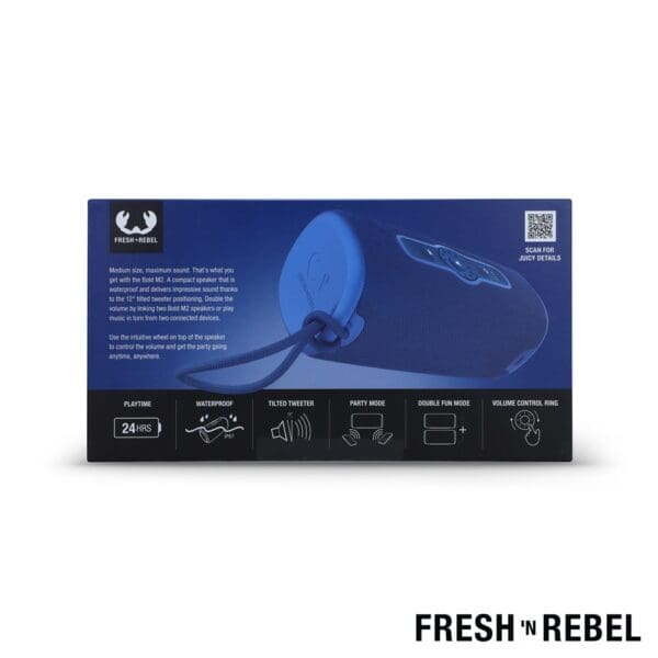 1RB7400 I Fresh 'n Rebel Bold M2-Waterproof Bluetooth speaker